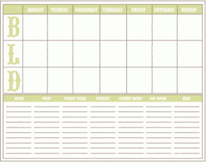 #ThriftyThursday - My favourite meal planning templates from around the ...