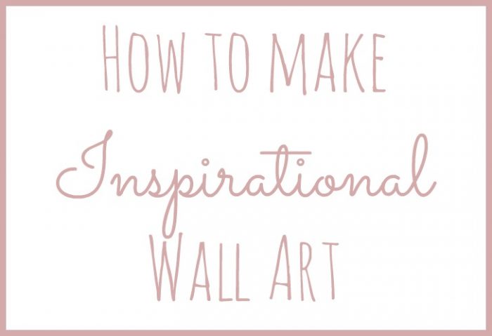 Inspirational homemade wall art.... - The Diary of a Frugal Family