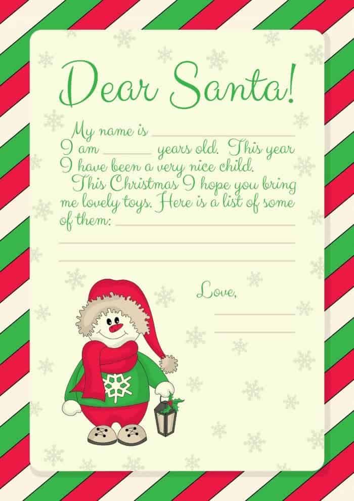 Letters From Santa 2015 Free Printable